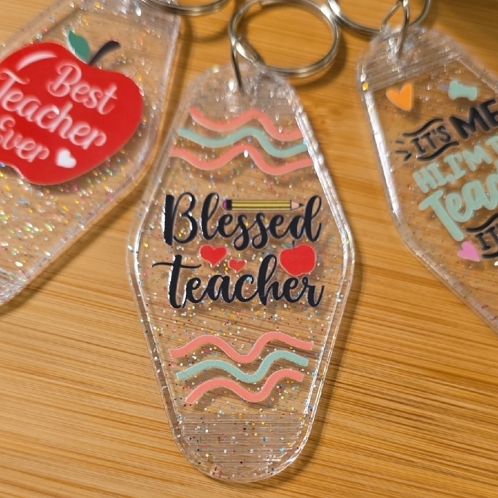 Blessed Teacher Keychains Set - Picture 3 of 4